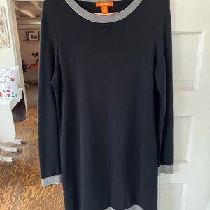 Black knee length dress